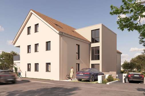 Straßenansicht - Etagenwohnung in 55597 Wöllstein mit 87m² kaufen