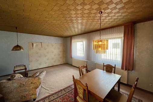 Wohnzimmer - Reihenendhaus in 55411 Bingen mit 70m² kaufen