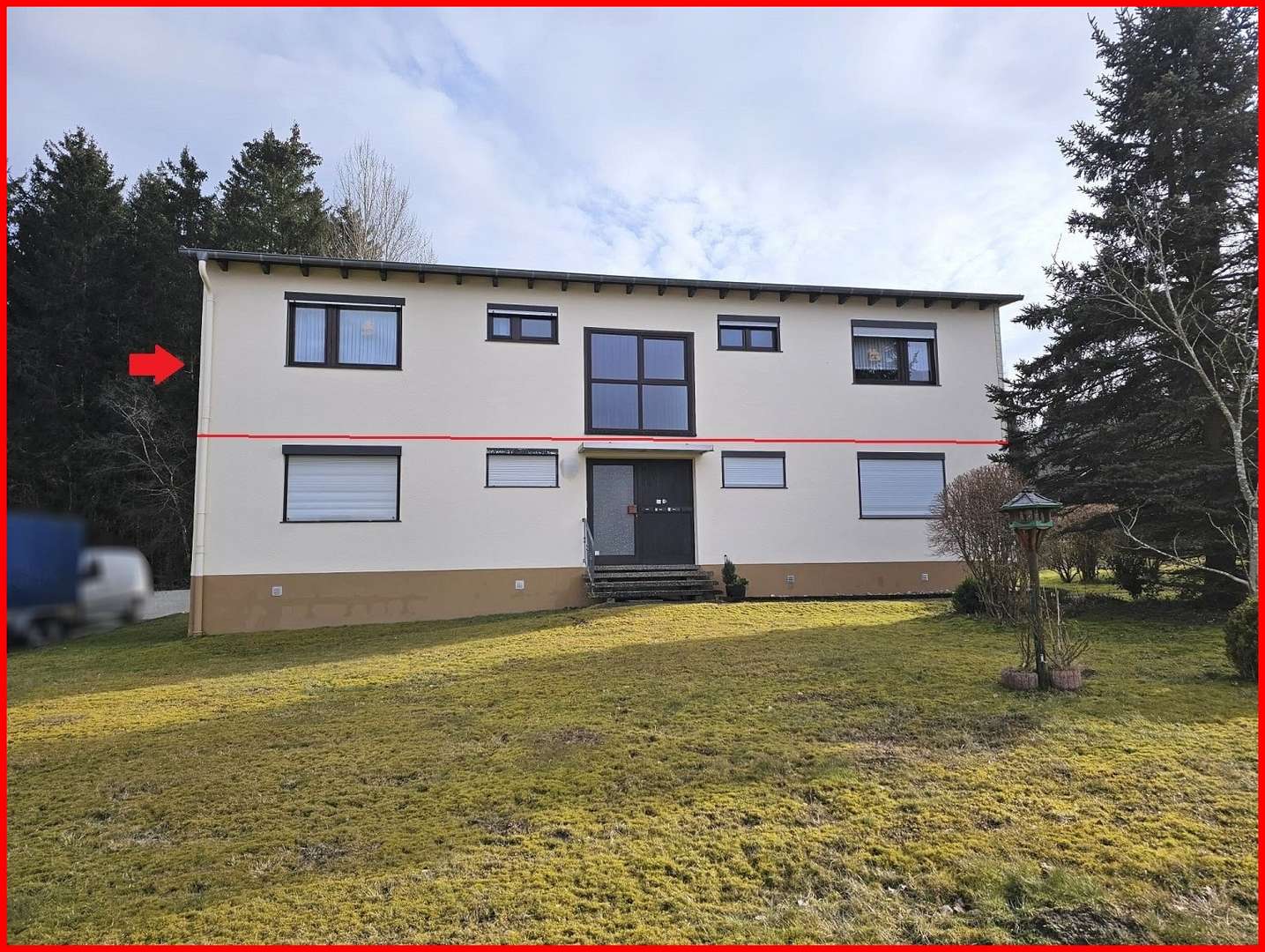Gartenansicht Gartenansicht - Etagenwohnung in 55758 Kempfeld mit 122m² kaufen