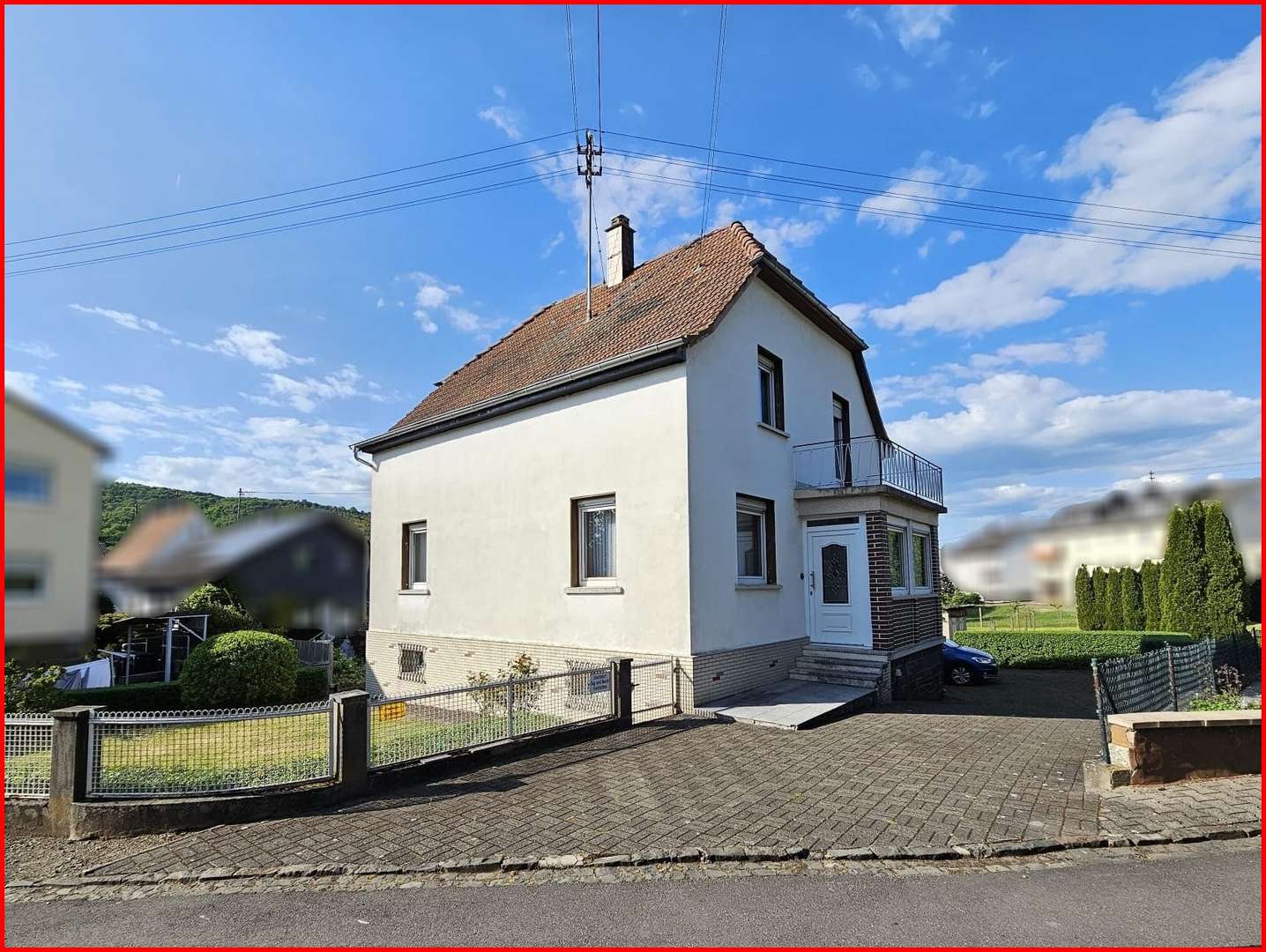 Außenansicht Außenansicht - Einfamilienhaus in 55743 Idar-Oberstein mit 100m² kaufen