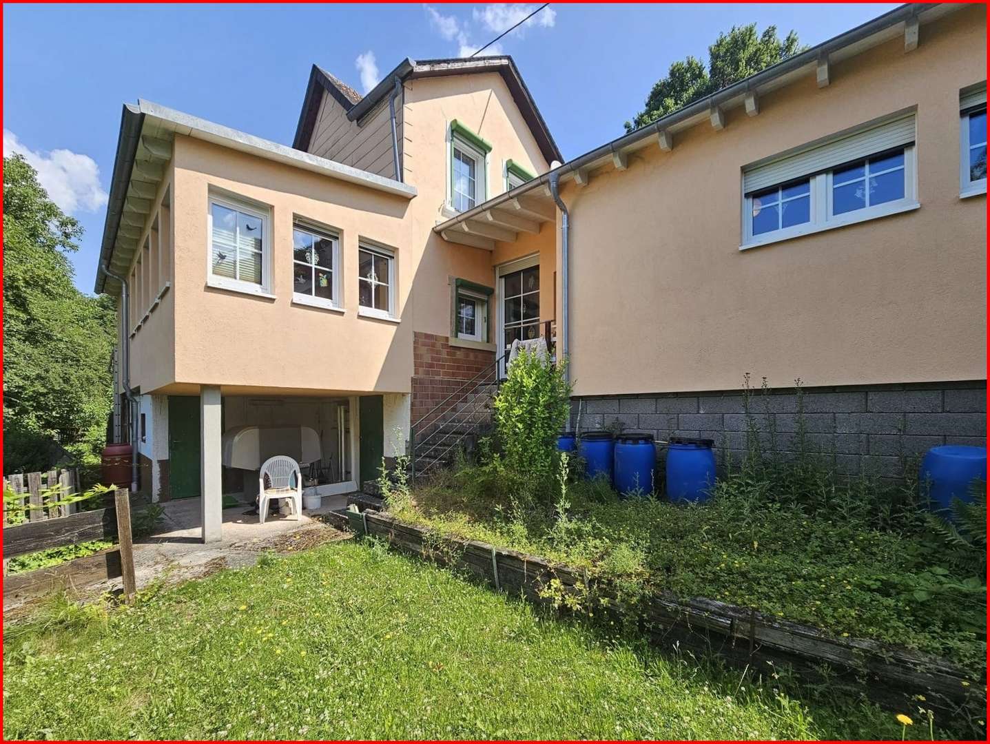 Rückansicht Rückansicht - Einfamilienhaus in 55743 Idar-Oberstein mit 139m² kaufen