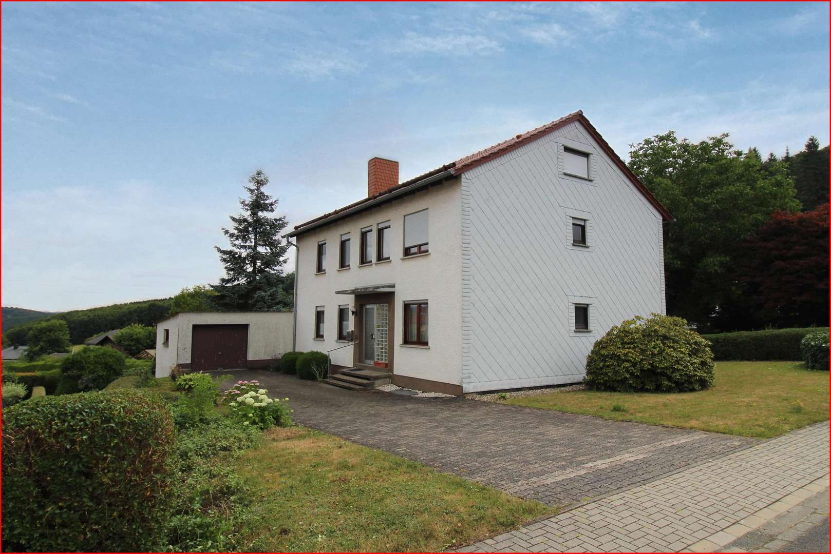 Außenansicht Außenansicht - Zweifamilienhaus in 55765 Schmißberg mit 177m² kaufen