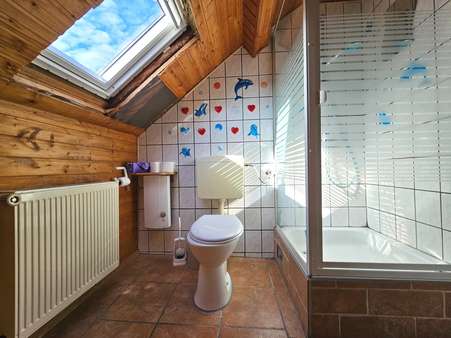 Bad mit Dusche und WC DG - Einfamilienhaus in 55758 Schmidthachenbach mit 180m² kaufen