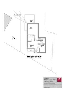 Planungsentwurf Erdgeschoss - Grundstück in 56182 Urbar mit 493m² kaufen
