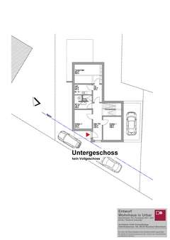 Planungsentwurf Untergeschoss - Grundstück in 56182 Urbar mit 493m² kaufen