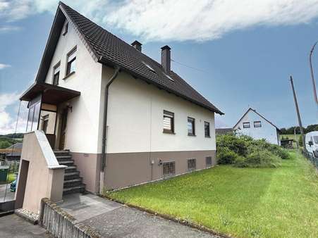 Straßenansicht Straßenansicht - Einfamilienhaus in 57589 Pracht mit 104m² kaufen
