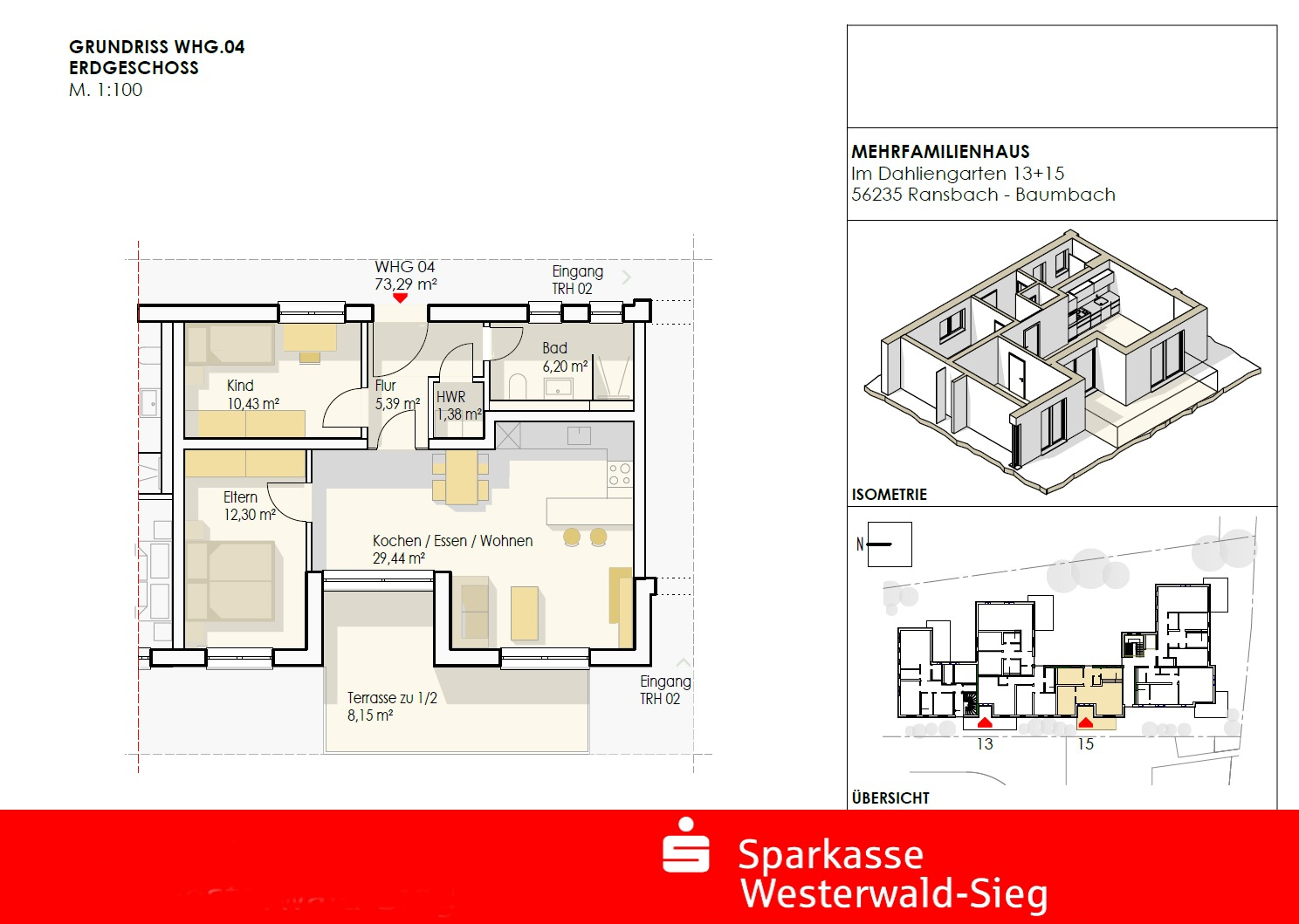 Wohnung 4 - Erdgeschosswohnung in 56235 Ransbach-Baumbach mit 73m² kaufen