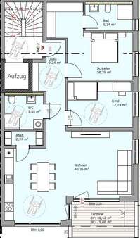 Wohnung 2 Haus rechts - Etagenwohnung in 56626 Andernach mit 99m² kaufen
