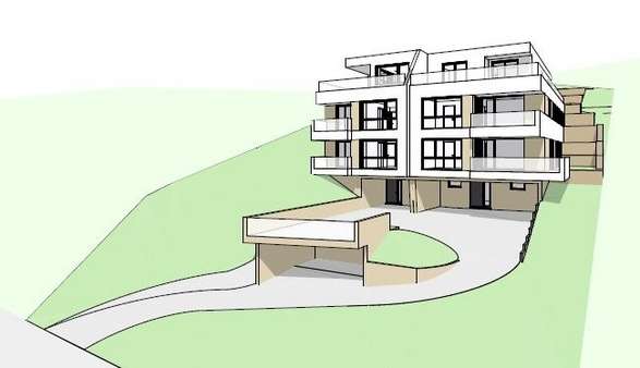 Ansicht Haus links, Haus rechts - Maisonette-Wohnung in 56626 Andernach mit 188m² kaufen