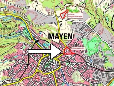 Stadtübersicht - Grundstück in 56727 Mayen mit 11867m² kaufen