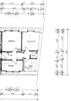 Grundriss - Dachgeschosswohnung in 56626 Andernach mit 53m² mieten