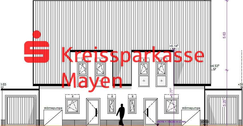 Straßenansicht - Doppelhaushälfte in 56637 Plaidt mit 149m² kaufen