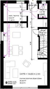 Grundriss EG - Doppelhaushälfte in 56637 Plaidt mit 149m² kaufen