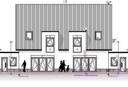 Rückansicht - Doppelhaushälfte in 56637 Plaidt mit 149m² kaufen