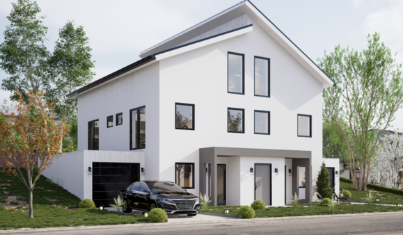 Frontansicht - Doppelhaushälfte in 56761 Müllenbach mit 116m² kaufen