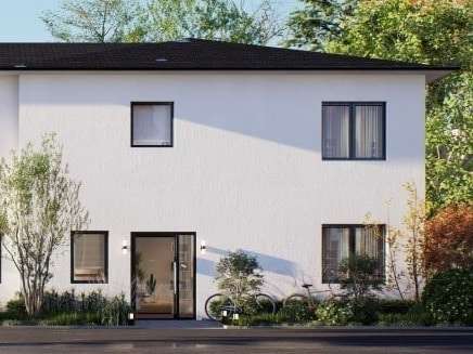 Frontansicht - Doppelhaushälfte in 56220 Bassenheim mit 136m² kaufen