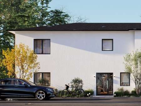 Frontansicht - Doppelhaushälfte in 56220 Bassenheim mit 142m² kaufen