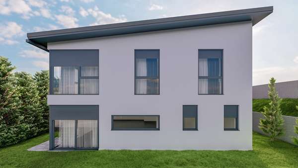 Seitenansicht - Doppelhaushälfte in 56218 Mülheim-Kärlich mit 140m² kaufen