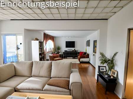 Visualisierung Wohnzimmer - Einfamilienhaus in 54422 Züsch mit 120m² kaufen