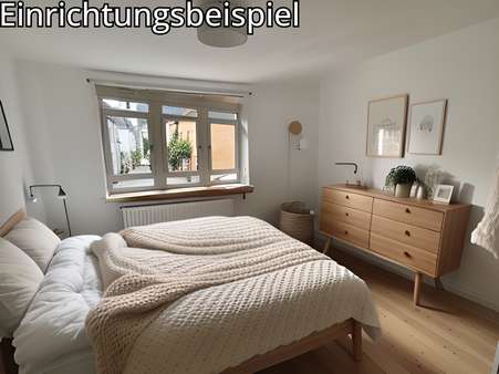 Einrichtungsbeispiel Schlafzimmer - Erdgeschosswohnung in 54346 Mehring mit 107m² kaufen