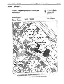 Flurkarte - Einfamilienhaus in 54332 Wasserliesch mit 226m² kaufen