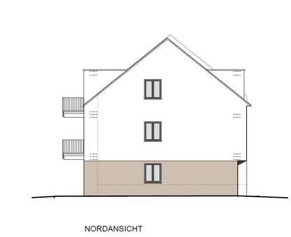 Nordansicht Nordansicht - Dachgeschosswohnung in 54516 Wittlich mit 75m² kaufen