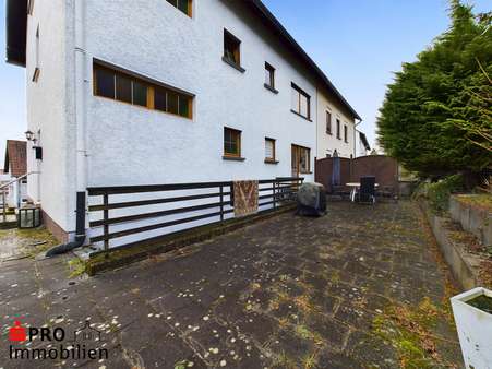 Rückansicht Rückansicht - Zweifamilienhaus in 66299 Friedrichsthal mit 210m² kaufen