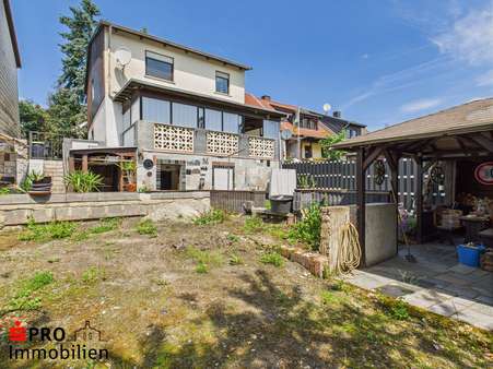 Rückansicht Rückansicht - Zweifamilienhaus in 66280 Sulzbach, Altenwald mit 116m² kaufen