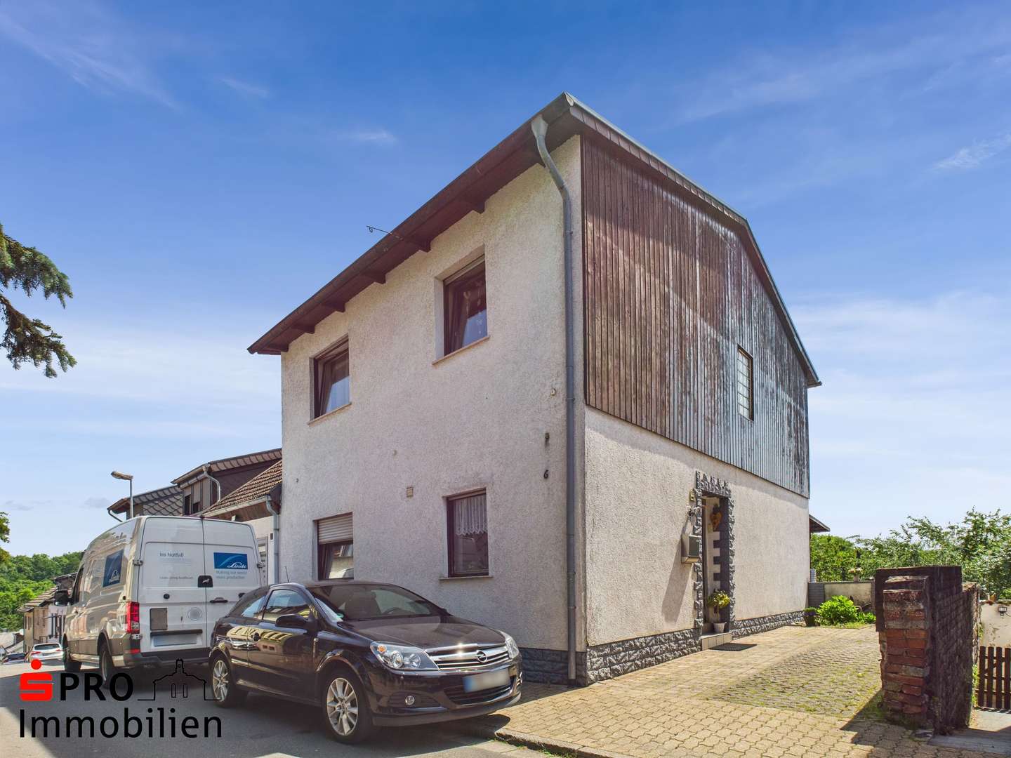 Vorderansicht Vorderansicht - Zweifamilienhaus in 66280 Sulzbach, Altenwald mit 116m² kaufen