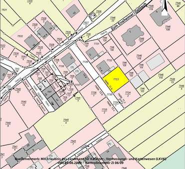 Flurkarte - Grundstück in 66386 St. Ingbert mit 365m² kaufen