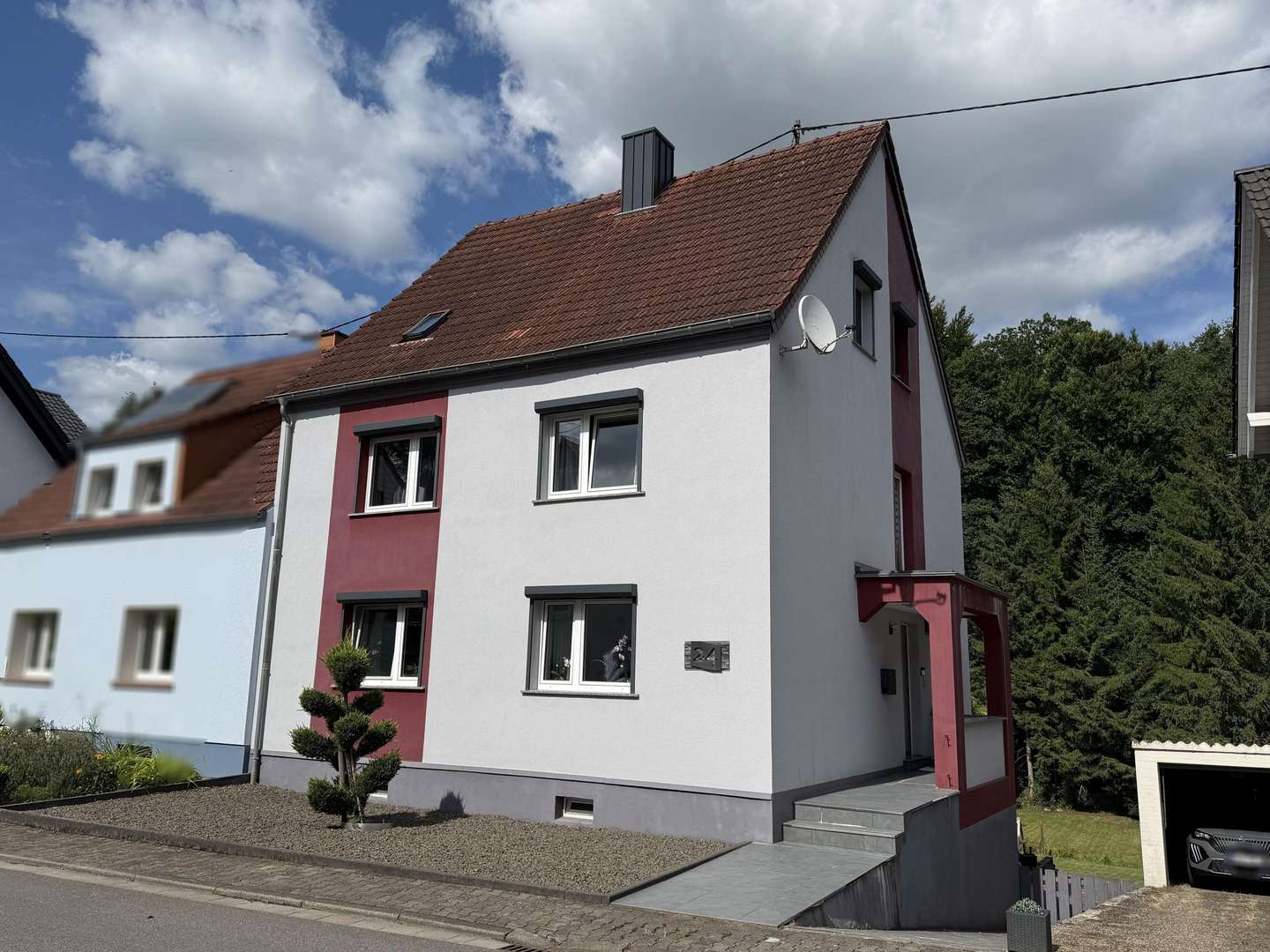 Hausansicht - Doppelhaushälfte in 66649 Oberthal mit 170m² kaufen