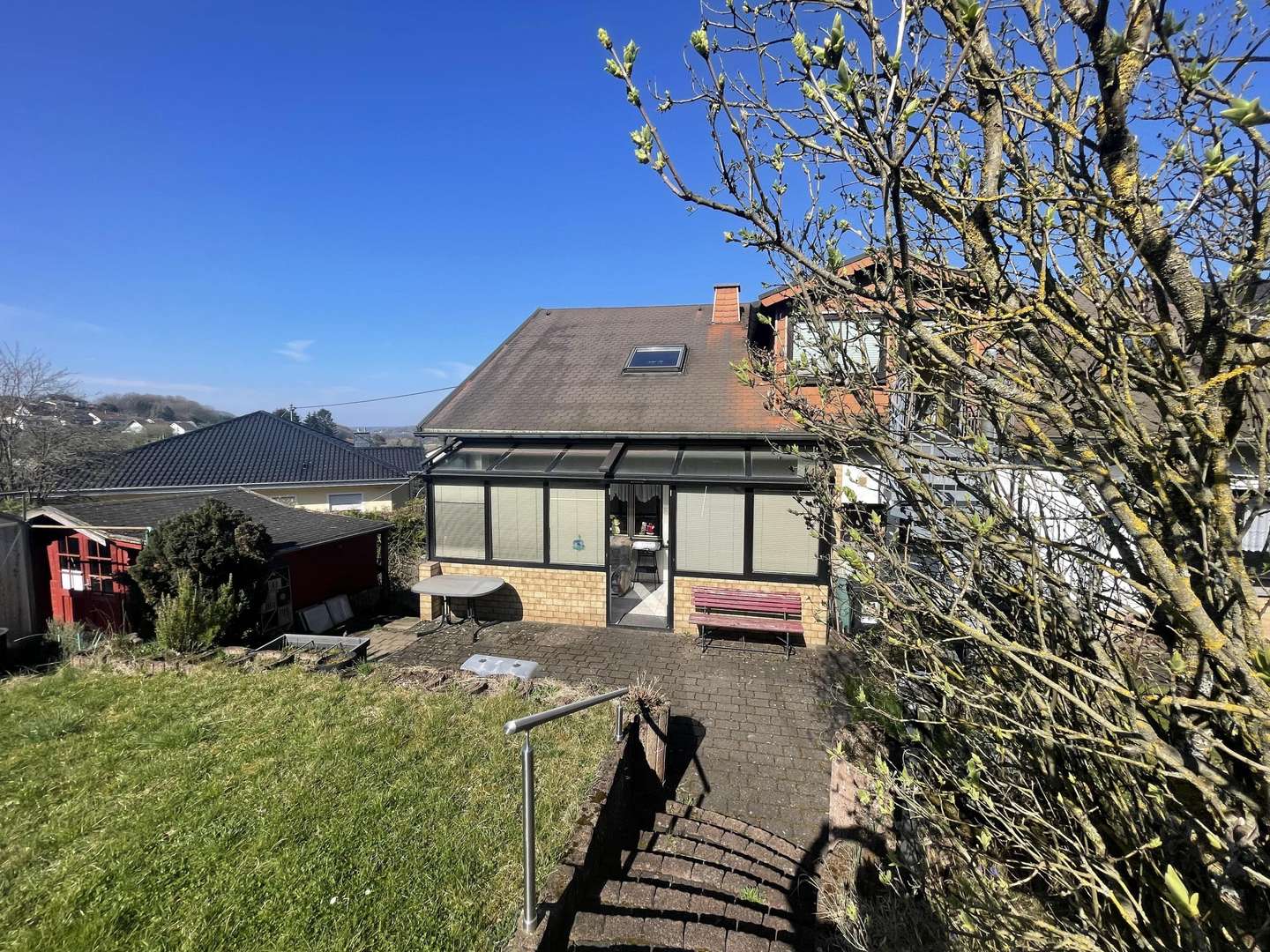 Rückansicht - Doppelhaushälfte in 66620 Nonnweiler mit 230m² kaufen