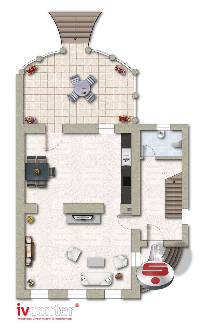 Erdgeschoss Erdgeschoss - Doppelhaushälfte in 66763 Dillingen mit 250m² kaufen
