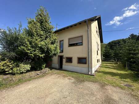Außenansicht Haus rechts Außenansicht Haus rechts - Zweifamilienhaus in 66822 Lebach mit 224m² kaufen