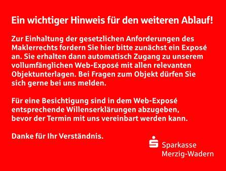 Kundenhinweis - Einfamilienhaus in 66663 Merzig mit 120m² kaufen