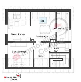Grundriss DG - Zweifamilienhaus in 66687 Wadern mit 158m² kaufen