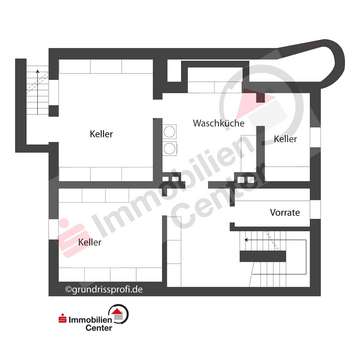 Grundriss UG - Zweifamilienhaus in 66687 Wadern mit 158m² kaufen