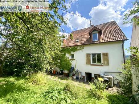 Rückansicht Gebäude - Zweifamilienhaus in 66453 Gersheim mit 120m² kaufen