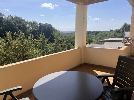 Balkonaussicht Balkonaussicht - Zweifamilienhaus in 66450 Bexbach mit 180m² kaufen