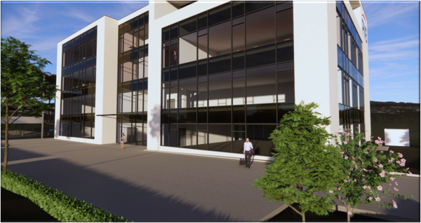 Gebäudeansicht (visualisiert) - Büro in 71116 Gärtringen mit 249m² mieten