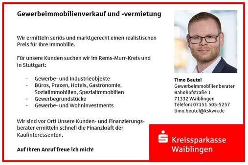 null - Ladenlokal in 71332 Waiblingen mit 70m² mieten