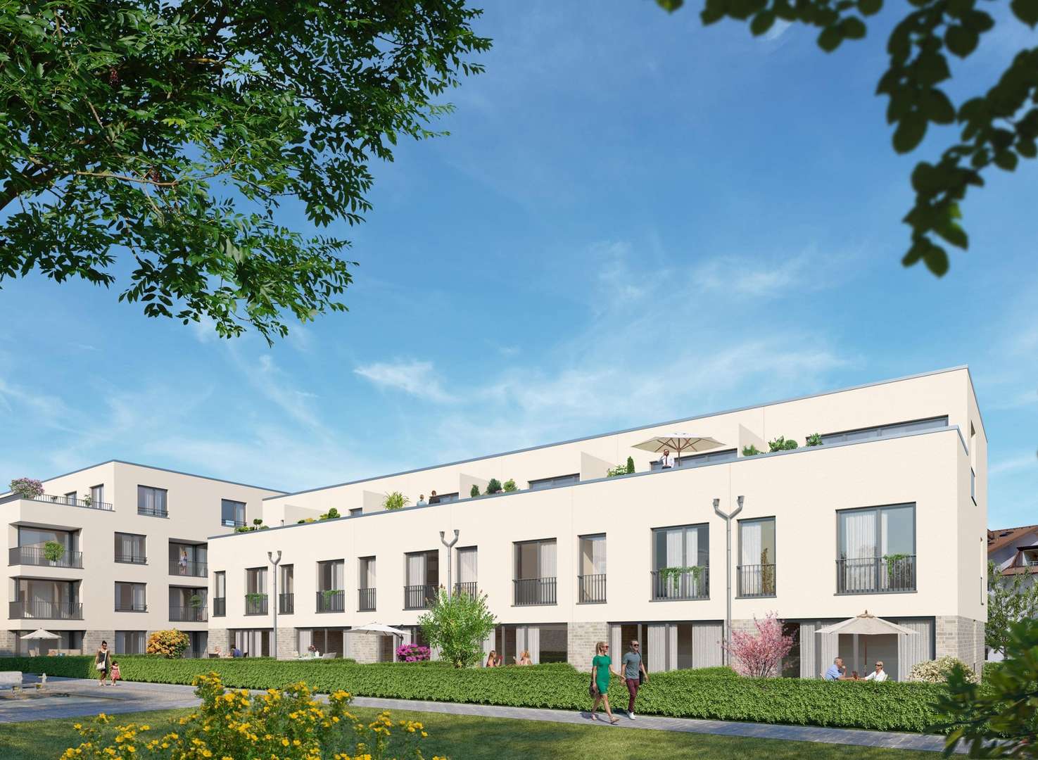 Gartenseite - Reihenmittelhaus in 71384 Weinstadt mit 164m² kaufen