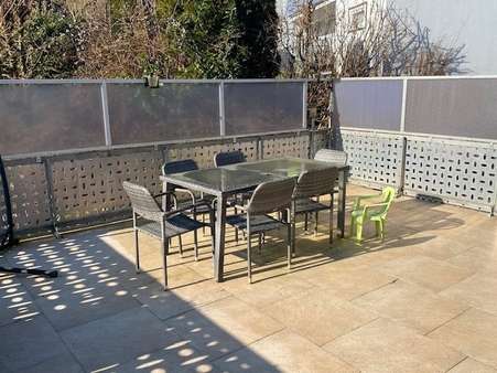 Terrasse Erdgeschoss - Zweifamilienhaus in 71579 Spiegelberg mit 296m² kaufen