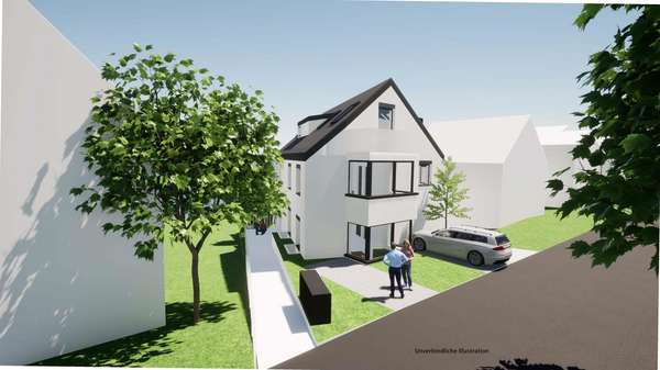 Straßenansicht - Etagenwohnung in 71032 Böblingen mit 105m² kaufen