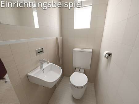 Einrichtungsbsp Gäste-Toilette - Dachgeschosswohnung in 71088 Holzgerlingen mit 71m² kaufen
