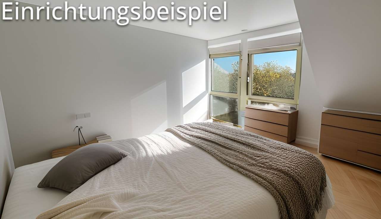 Einrichtungsbsp. Schlafzimmer - Dachgeschosswohnung in 71088 Holzgerlingen mit 71m² kaufen