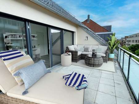 Einrichtungsbsp. Dachterrasse - Penthouse-Wohnung in 71034 Böblingen mit 93m² kaufen