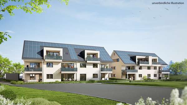 Außenansicht  - Dachgeschosswohnung in 71116 Gärtringen mit 82m² kaufen