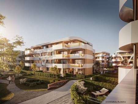 Sommeransicht Haus H - Etagenwohnung in 71069 Sindelfingen mit 99m² kaufen