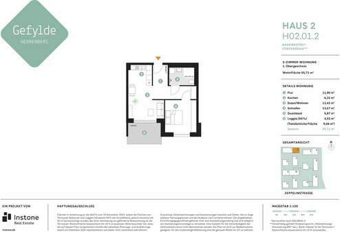 INST_Herrenberg_Gefylde_Vertri - Etagenwohnung in 71083 Herrenberg mit 55m² kaufen